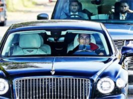 Ronaldo pandu Bentley Flying Spur RM1.4juta dikawal ketat pengawal peribadi