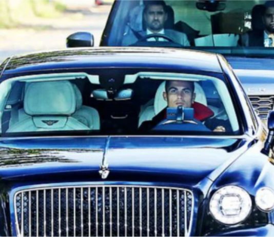 Ronaldo pandu Bentley Flying Spur RM1.4juta dikawal ketat pengawal peribadi