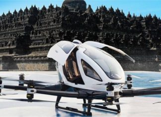 Kereta terbang Ehang 216 jalani ujian di Bali, Indonesia