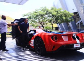 TMJ pandu Ford GT livery 68 Le Mans bertemu Azizulhasni