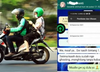 Rider dapat satu bintang rupanya pelanggan mantan kekasih