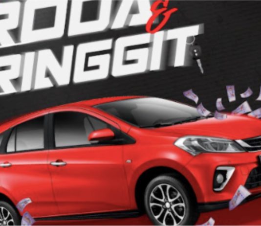Boleh menang hadiah utama Perodua Myvi dan RM10k melalui Hot FM Roda & Ringgit