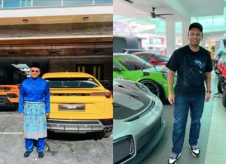 Pengguna Twitter tayang garaj ketua pemuda umno, dah macam pusat jualan supercar