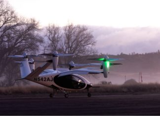 Nasa uji teksi udara pertama Joby eVTOL , kenderaan pengangkutan masa depan