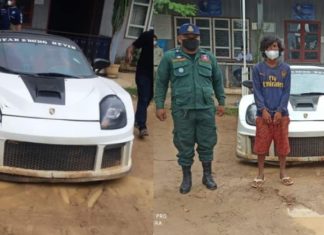 Polis Kemboja berkas suspek curi Porsche Panamera, netizen ketawa bila tengok kereta sebenar