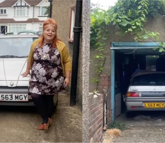 Proton Saga Iswara (1994) ditemui dalam bangsal terbiar di UK