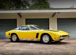 Supercar Iso Grifo (1971) berusia 50 tahun bakal dilelong RM1.4 juta