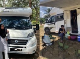 Keluarga ini beli Motorhome dari UK bercuti keliling Terengganu