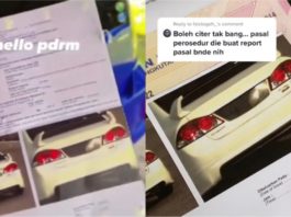 Baru sedar kereta Myvi kena klon dengan Honda Civic, selepas terima saman AES