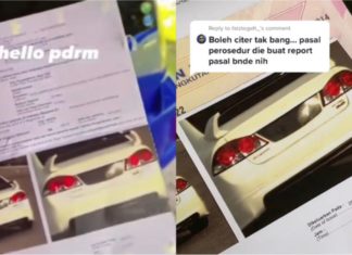 Baru sedar kereta Myvi kena klon dengan Honda Civic, selepas terima saman AES
