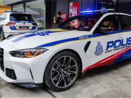 BMW M3 Competition bukan prop filem, bakal jadi kereta Cawangan Pegawai Pengiring PDRM