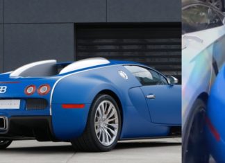 Bugatti Veyron parkir senget calar rim Lamborghini Aventador