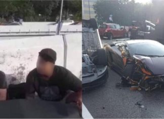 Pemandu Lamborghini dipenjara 2 minggu dan denda RM9,000