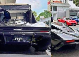 McLaren Speedtail J7711 dikesan di Johor, milik Tunku Idris