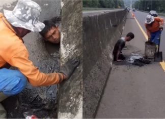 Pekerja lebuh raya, sanggup mengotorkan dan risikokan diri demi pengguna lain