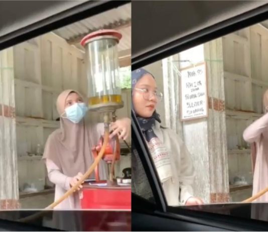 Gadis temui pam minyak tradisional di Dabong, Kelantan, sesuatu yang ‘rare’ zaman ini