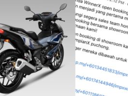Pusat jualan buka tempahan Honda Winner X, bakal lancar tidak lama lagi?