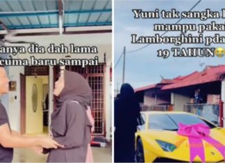 Ibu mengandung 19 tahun nak supercar Lamborghini, akhirnya suami tunaikan janji