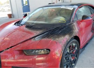 Berapa anda sanggup bayar untuk beli Bugatti Chiron yang terbakar ini?
