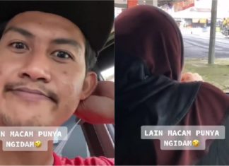 Suami layankan isteri mengidam bau tar jalan