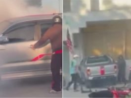 Pengsan ketika memandu, Toyota Hilux terbabas laluan bertentangan langgar Alza