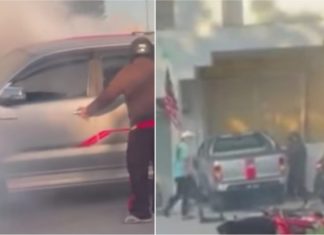 Pengsan ketika memandu, Toyota Hilux terbabas laluan bertentangan langgar Alza