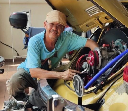 Pesara guru pakar baiki kereta antik termasuk VW