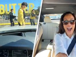 Selepas disentuh ahli BTS, ramai nak beli kereta BMW wanita ini