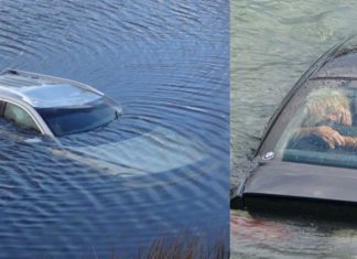 #Tips: Jangan panik!, ikuti langkah ini apabila kereta terjunam ke dalam sungai…