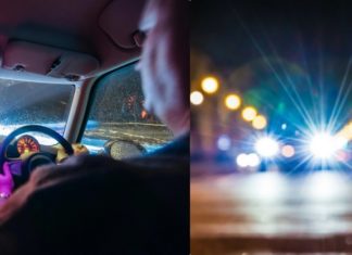 Mangsa: Kereta masuk longkang sebab silau lampu HID!