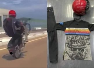 Buat wheelie di Terengganu, ditangkap di Kelantan