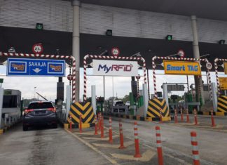 Tol RFID dengan pengecaman kamera nombor plat dan Sistem AI mula operasi di Pulau Pinang