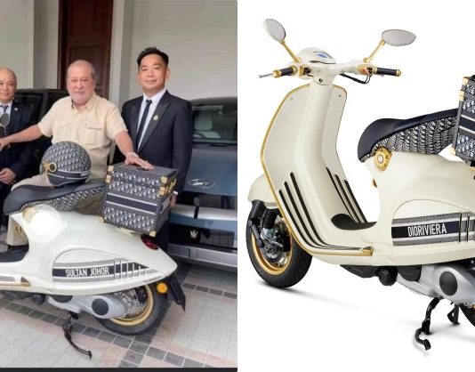 Sultan Ibrahim pemilik Vespa 946 Dior Edisi terhad di Malaysia, harga RM400k?