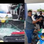 Suspek baling batu main