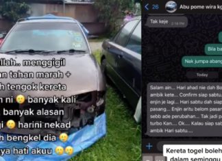 Lepas tular bayar RM12k kereta tak siap, tiba-tiba mekanik Whatsapp suruh ambil kereta Sabtu