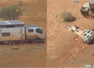 Terkandas di Gurun Simpson, keluarga ini menunggu empat hari untuk diselamatkan