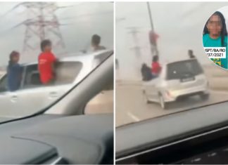 Tular video bawa 3 kanak-kanak secara bahaya, pemandu Perodua Alza ditahan