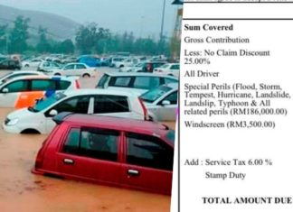 #Tips: 5 cara tuntut insurans apabila kereta tenggelam banjir