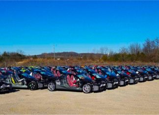 120 unit C8 Corvette rosak akibat putik beliung terpaksa dimusnahkan