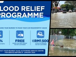 Honda tawar diskaun 25 peratus alat ganti buat kenderaan yang terjejas banjir