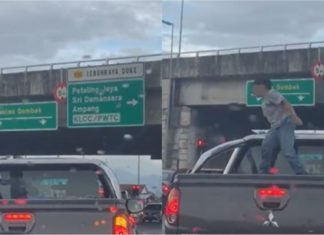 Budak lelaki main lompat belakang trak pikap, pemandu buat ‘bodoh’ bila dibagitahu