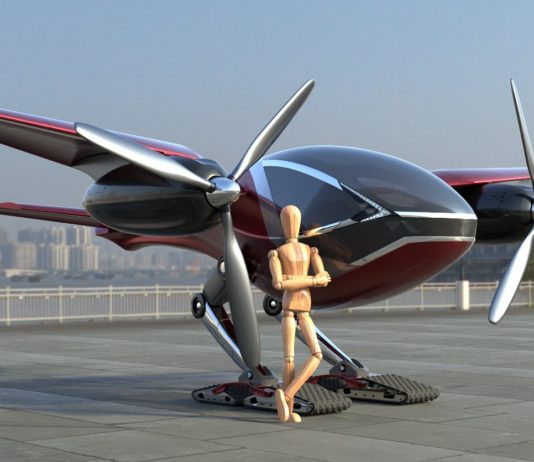 Kereta terbang ‘burung gergasi’ sentuhan pereka Afrika