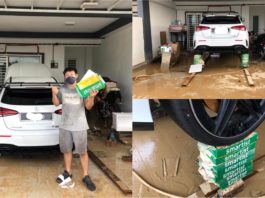 Lelaki ini guna kertas A4 selamatkan Mercedes-Benz AMG A 45S ditenggelami banjir