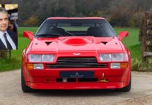 Mr Bean nak jual kereta lumba Aston Martin V8 Vantage Zagato (1986)