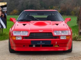 Mr Bean nak jual kereta lumba Aston Martin V8 Vantage Zagato (1986)