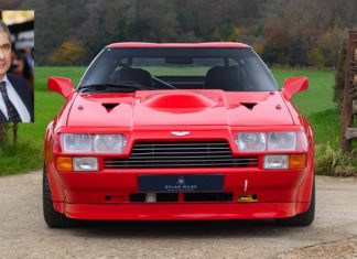 Mr Bean nak jual kereta lumba Aston Martin V8 Vantage Zagato (1986)