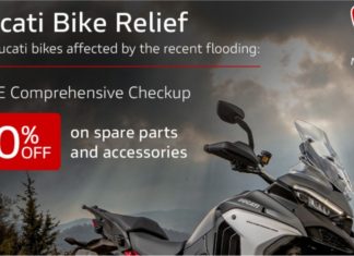 Banjir: Pemilik motosikal Ducati ditawarkan pemeriksaan percuma, diskaun 20 peratus