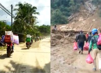 Unsung hero, geng rider hantar bantuan banjir ke kawasan orang asli yang tidak boleh diakses 4×4