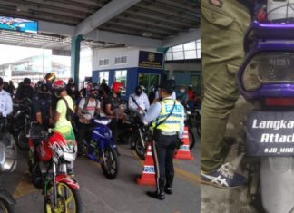 Polis ‘sambut’ konvoi motor nak rai tahun baru di Langkawi, 473 kena saman