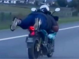 Tunggang motor acah Superman di Kedah, ditahan di Perak